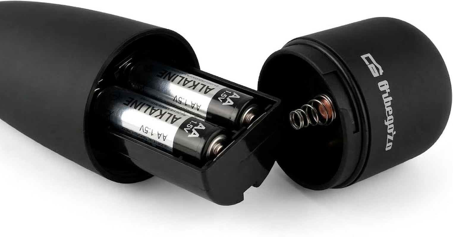 Orbegozo MN 3800 Espumador De Leche Eléctrico a Pilas 2Xaa, Batidora Para Café Y Capuccino, Leche Espumosa En Segundos, Tacto Suave, Fácil Limpieza, Incluye Soporte, Negro