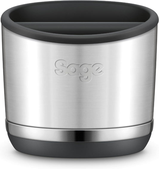 Sage Knock Box 10 - Para Desechar Sin Desorden Los Posos De Café - Almacena Hasta 10 Posos De Espresso, Acero Inoxidable