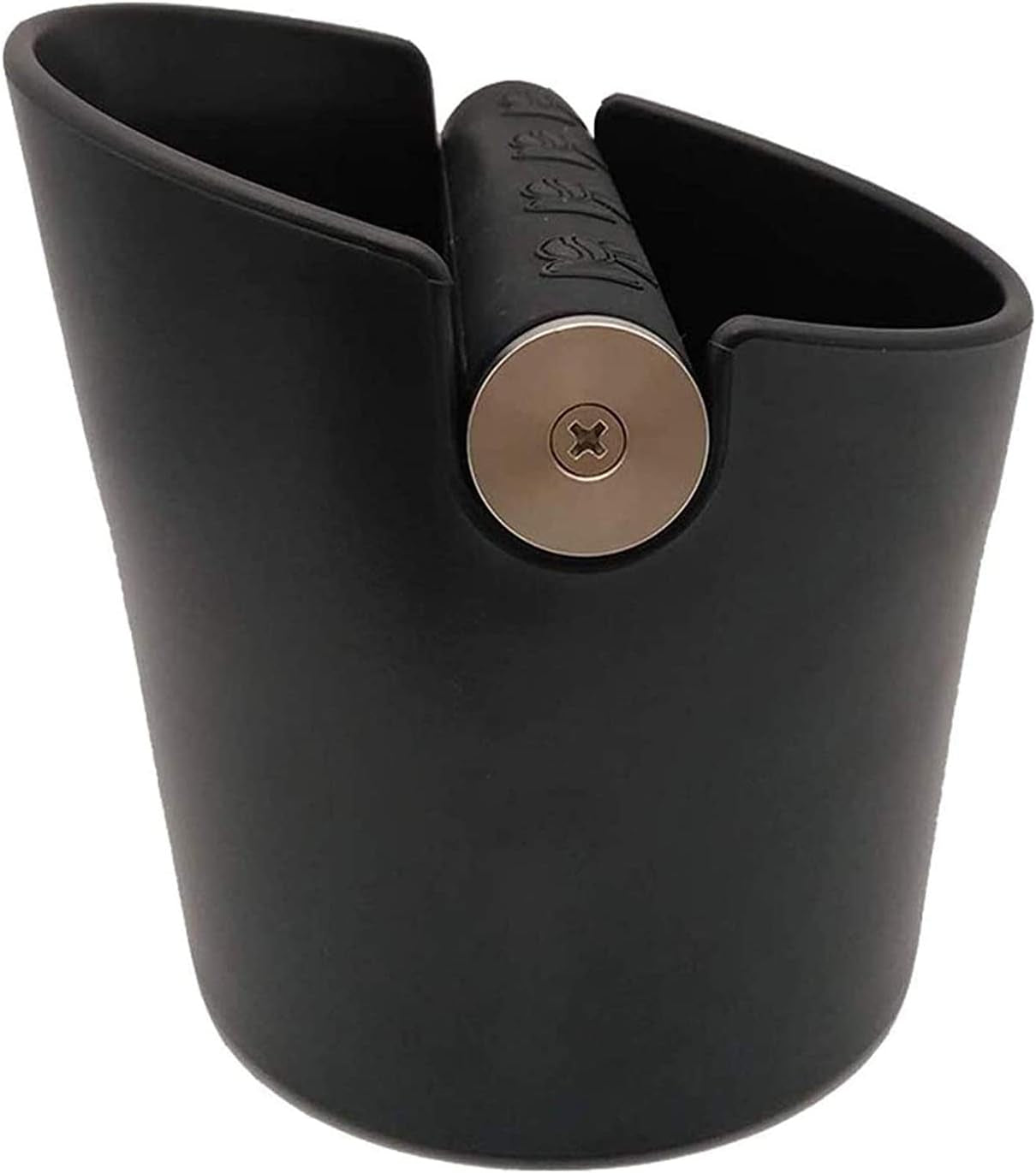 Coffee Knock Box Posos Cafe Cajon Para Posos De Cafe Caja De Posos De Café Barista Absorbente De Golpes Con Barra De Golpe De Metal Extraíble Y Base Antideslizante (Negro)
