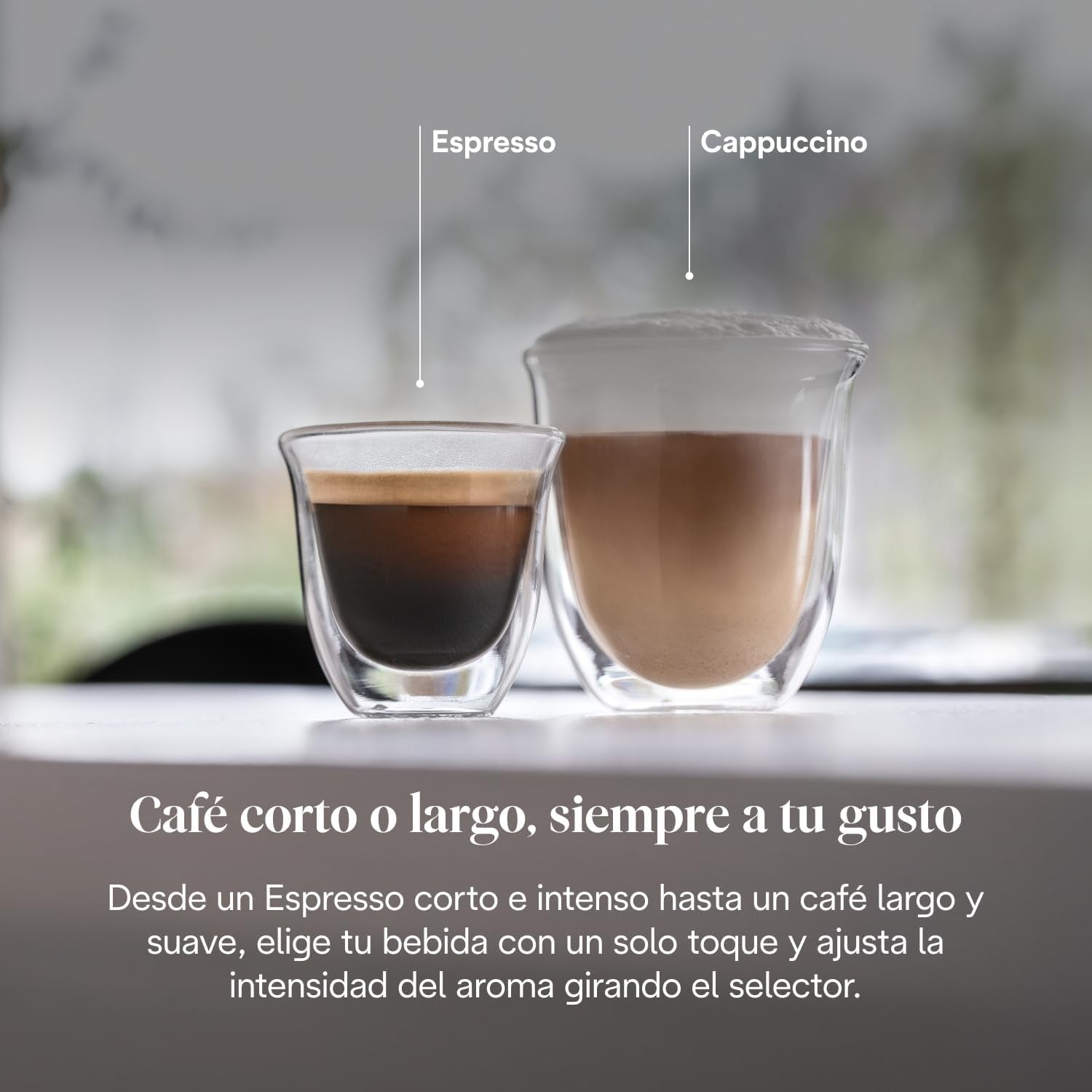 De’Longhi Magnifica S – Perfetto Cafetera Superautomática, Espumador De Leche Manual, Espresso Y Cappuccino, Panel De Control Con Botones, Negro (ECAM22.110.B)